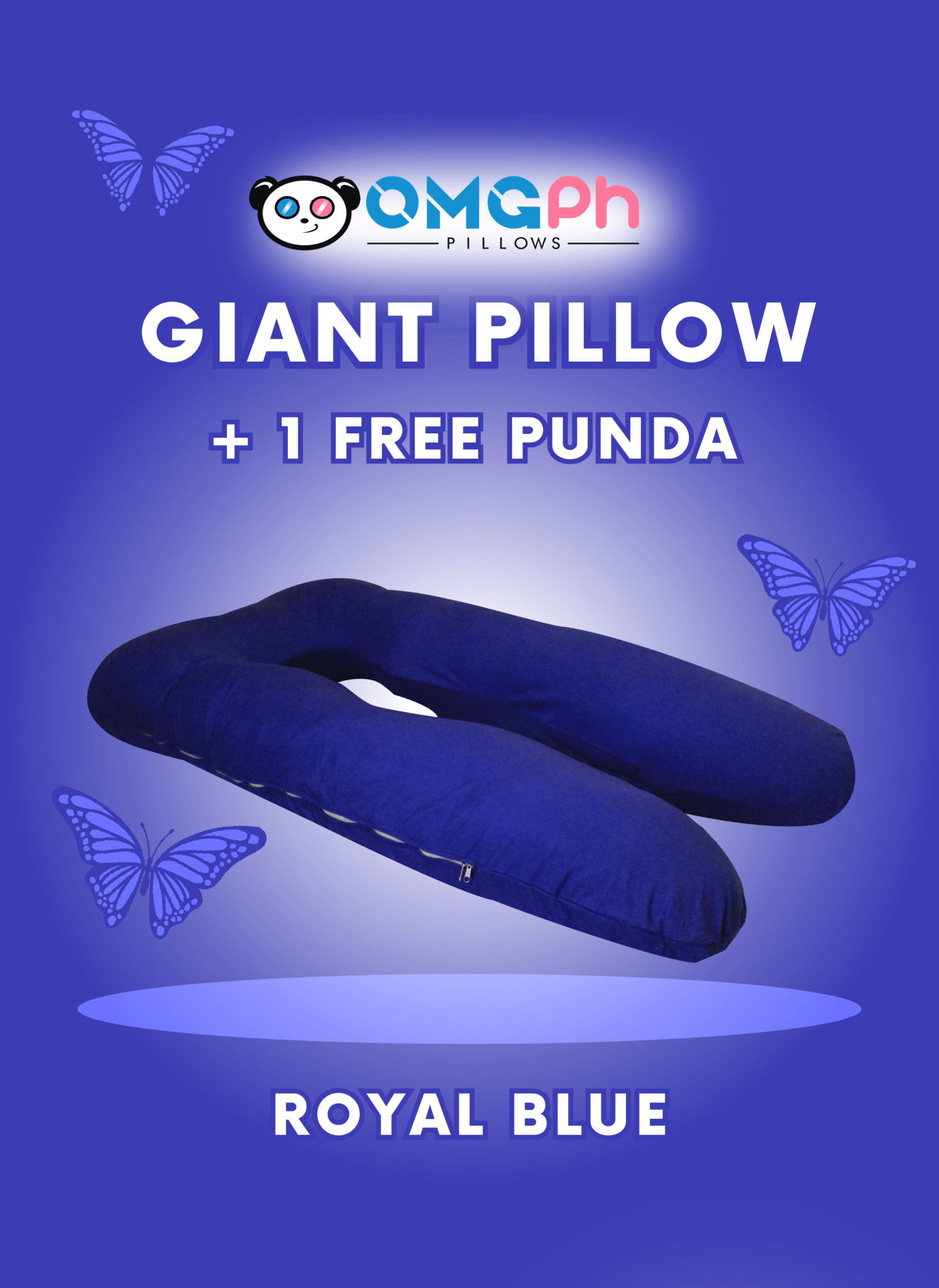 𝐎𝐌𝐆𝐏𝐡 𝐀𝐮𝐭𝐡𝐞𝐧𝐭𝐢𝐜 𝐆𝐢𝐚𝐧𝐭 5 FT, 3.5 KG U - Shaped Pregnancy Maternity Pillow 𝐁𝐔𝐘 𝟏 𝐏𝐢𝐥𝐥𝐨𝐰 + 𝐅𝐑𝐄𝐄 𝟐 𝐏𝐮𝐧𝐝𝐚 - OMGPh Pillows